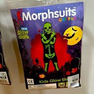 Morphsuits - Kids Glow Skeleton (Med + Lg)